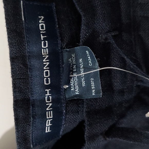 French Connection Mens 100% Linen Pants, Size L - Picture 4 of 4